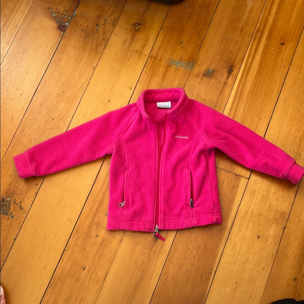 Columbia Bright Pink Fleece Jacket